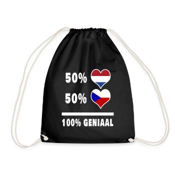 République tchèque et Pays-Bas 100% Genius Vl - Sac de sport léger - noir - Devant