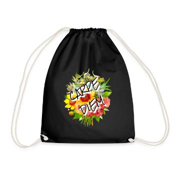 Carpe Diem Bouquet - Sac de sport léger - noir - Devant