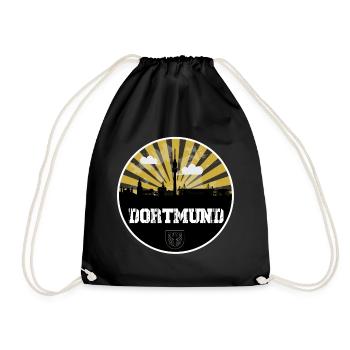 Dortmund Skyline Home Game - Drawstring Bag - black - Front