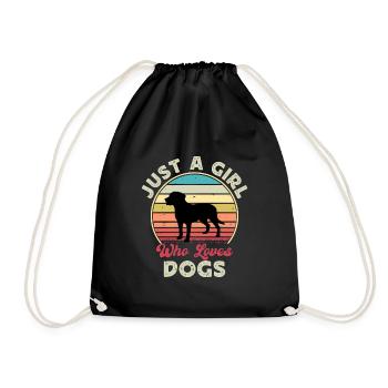 Grand Suisse Mountain Dog Silhouette Retro Sunset - Sac de sport léger - noir - Devant