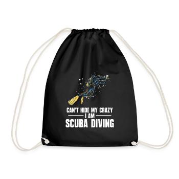 Scuba Diving Design de sports aquatiques - Sac de sport léger - noir - Devant