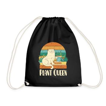 Reine des plantes - Sac de sport léger - noir - Devant