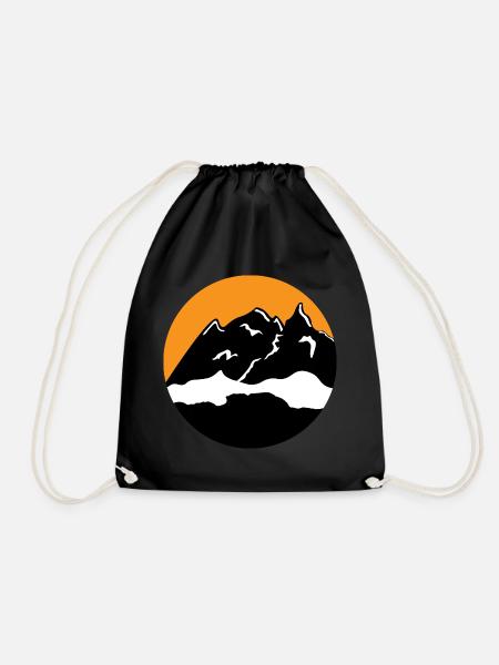 Nature - Drawstring Bag - black