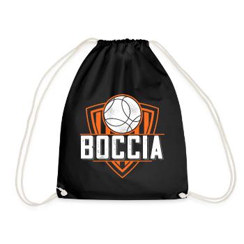 Vêtements de joueur de boccia avec balles de boccia Boccia - Sac de sport léger - noir - Devant