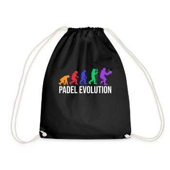 Padel Evolution Player Padel Team Statement Sport - Drawstring Bag - black - Front