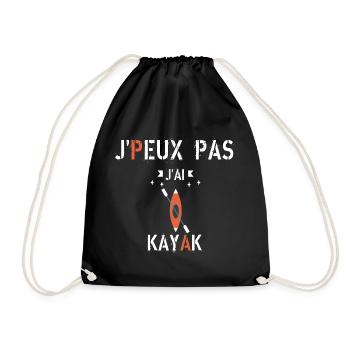 J Peux Pas J Ai kayak - Sac de sport léger - noir - Devant