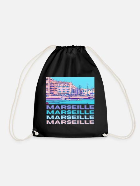 Marseille - Sac de sport léger - noir