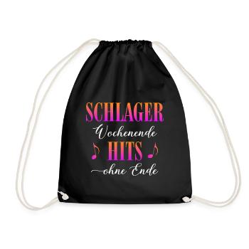 Week-end Schlager - Sac de sport léger - noir - Devant