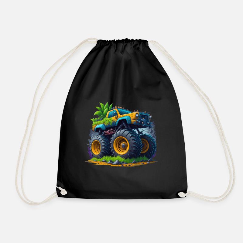 Monstertruck - Turnbeutel - Schwarz