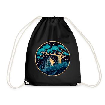 Sweet Dreams - Drawstring Bag - black - Front