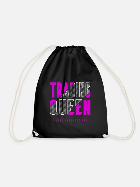 Trading Königin - Turnbeutel - Schwarz