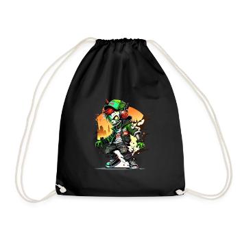 Hip Hop Zombie 4 - Sac de sport léger - noir - Devant