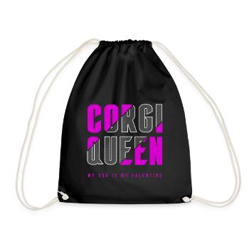 Corgi Reine - Sac de sport léger - noir - Devant