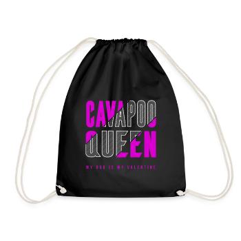 Reine de Cavapoo - Sac de sport léger - noir - Devant