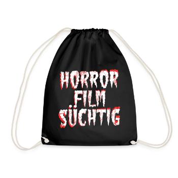 Kino Streaming Theater Movies Statement Filmabend - Turnbeutel - Schwarz - Vorne