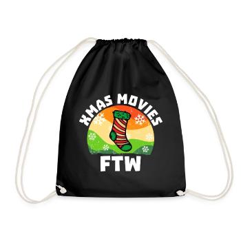 Films Déclaration Films Streaming Théâtre Cinéma DVD - Sac de sport léger - noir - Devant