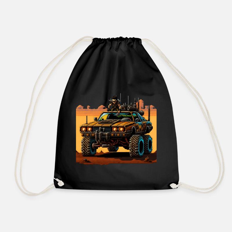 Road Trip post-apocalyptique - Sac de sport léger - noir