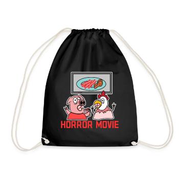 Cinema Movies Statement Movie Night Theatre Streaming - Drawstring Bag - black - Front