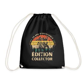 Anniversaire 30 ans Avril 1993 édition collector - Sac de sport léger - noir - Devant