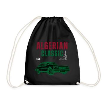 Algerian classic 505 - Drawstring Bag - black - Front