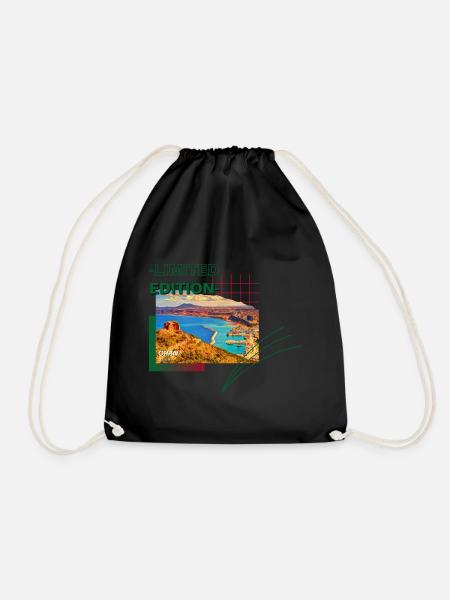 Limited Edition Santa Cruz Oran Algeria - Drawstring Bag - black
