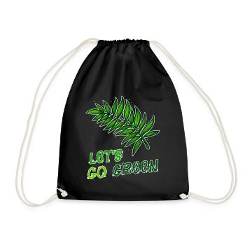 Environnementalistes Terre Mère Nature Déclaration Environnement - Sac de sport léger - noir - Devant