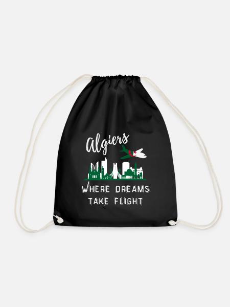 Alger où les rêves prennent leur envol - Sac de sport léger - noir