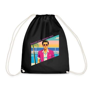 Journées d’été, façons de faire - Sac de sport léger - noir - Devant