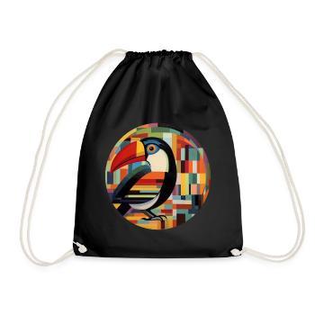 Tucan - Drawstring Bag - black - Front