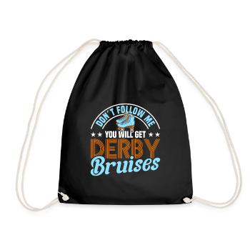 design de patins à roulettes - Sac de sport léger - noir - Devant