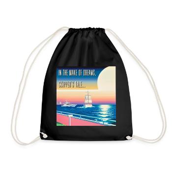 In the Wake of Dreams, Skipper's Tale... - Drawstring Bag - black - Front