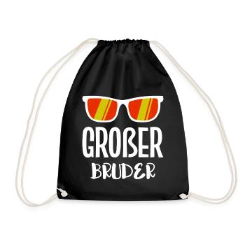 Déclaration de Big Brother Bro Frères et sœurs Cœur de frère - Sac de sport léger - noir - Devant