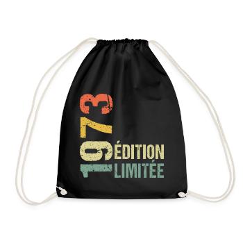 1973 millésime parfait cadeau pour homme de 50 ans - Sac de sport léger - noir - Devant