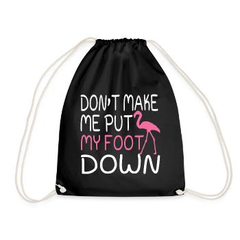 NE ME FAITES PAS POSER LE PIED - Sac de sport léger - noir - Devant
