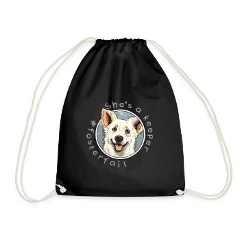 Caregiver failure - Drawstring Bag - black - Front