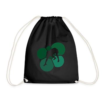 Football américain Gridiron Tailback Footballeur - Sac de sport léger - noir - Devant