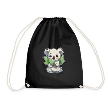 Koala - Turnbeutel - Schwarz - Vorne