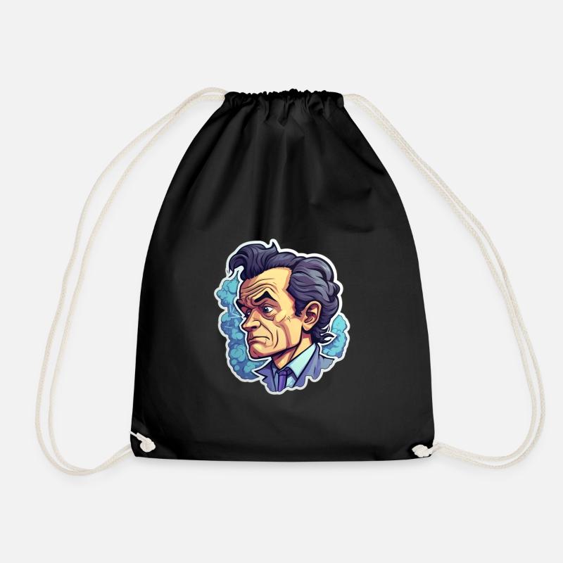 Richard Feynman - Turnbeutel - Schwarz