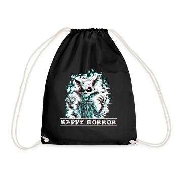 Halloween Skeleton - Drawstring Bag - black - Front