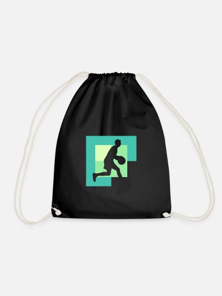Basketball Hooping Hoop - Turnbeutel - Schwarz