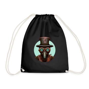 Plague Doctor Doctor Doctor - Drawstring Bag - black - Front