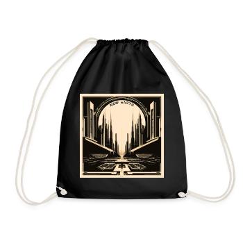 New Earth - Drawstring Bag - black - Front