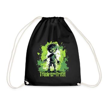 Zombie Halloween Kid Trick or Treat - Sac de sport léger - noir - Devant