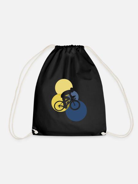 Cyclist Bike - Turnbeutel - Schwarz