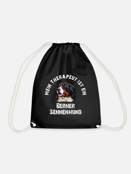 Berner sennenhund - Turnbeutel - Schwarz