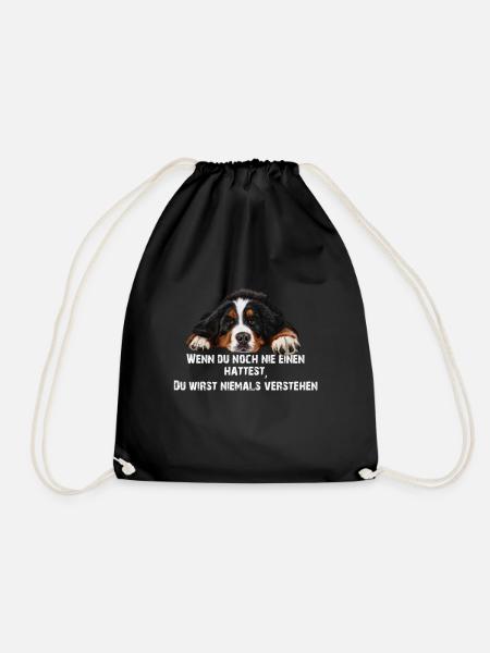 Berner sennenhund - Turnbeutel - Schwarz
