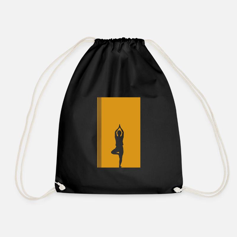 Yoga Vinyasa Mantra - Turnbeutel - Schwarz