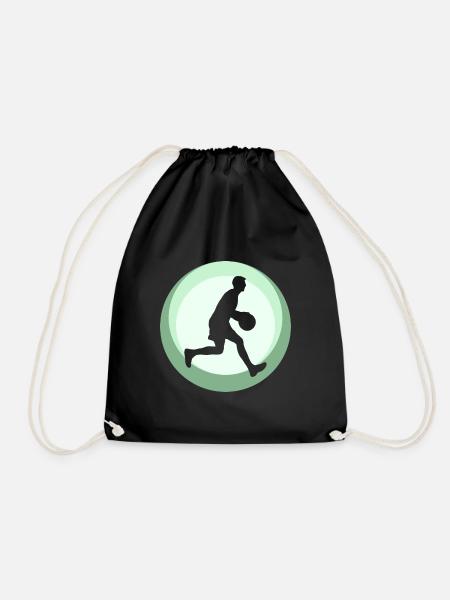 Basketball Rebounding - Turnbeutel - Schwarz