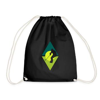 Hockey sur glace Joueurs de hockey sur glace Hockey sur glace - Sac de sport léger - noir - Devant