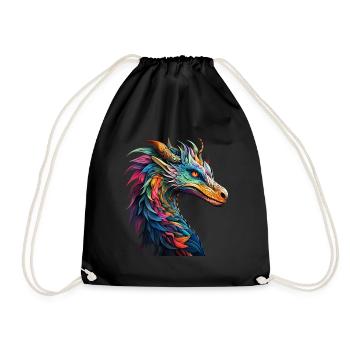 Dragon - Turnbeutel - Schwarz - Vorne
